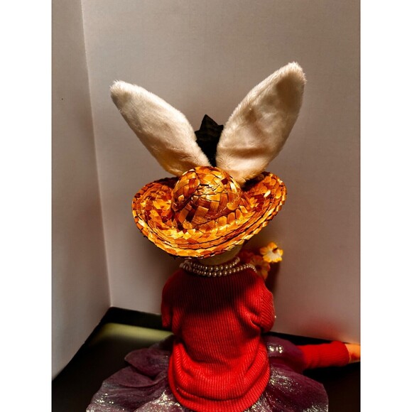 Cynthia Rowley Bunny Elf, Pixie Shelf Sitter Figurine 18” - Picture 4 of 10